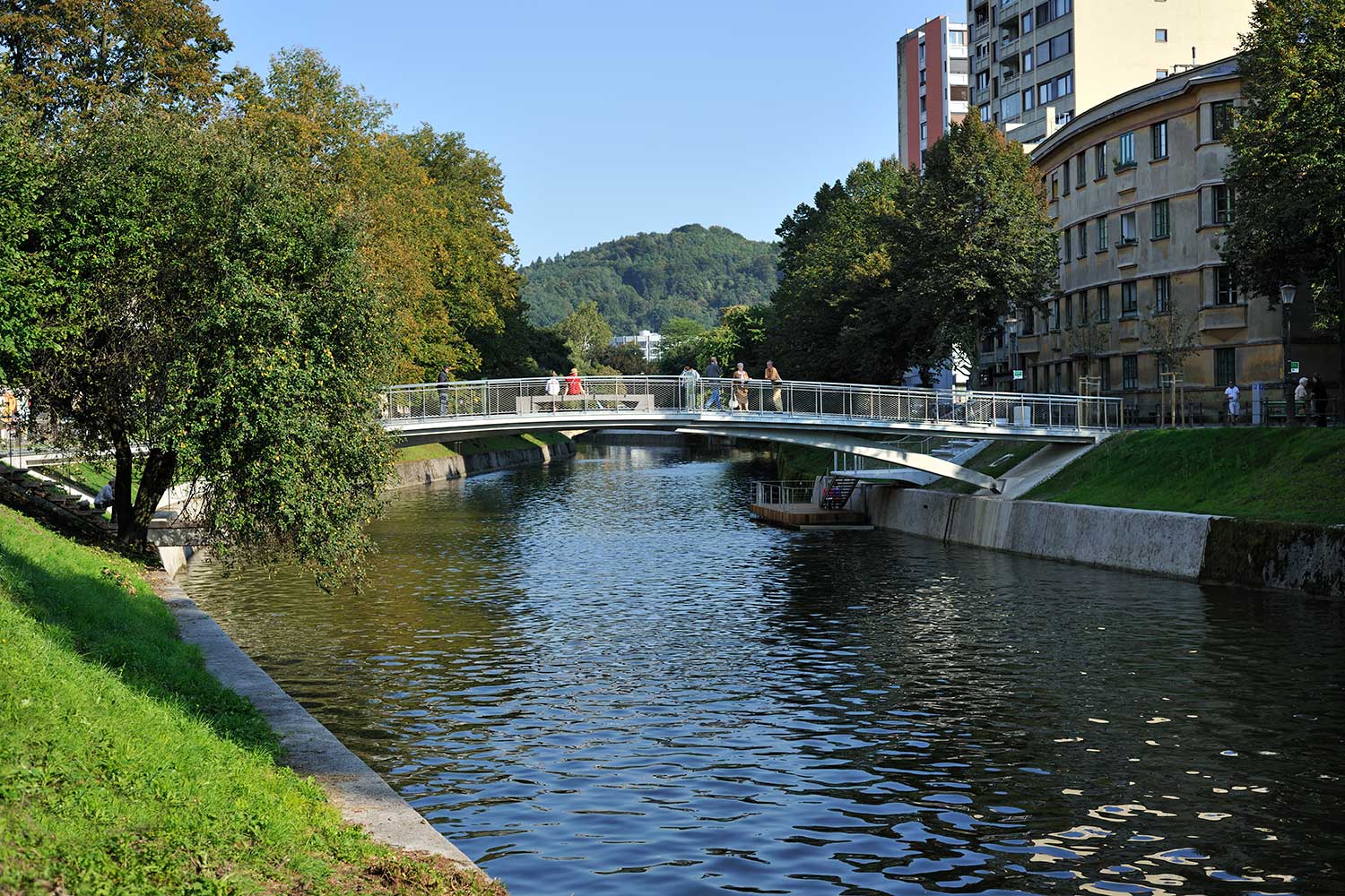 Žitni most (Getreidebrücke) Spende an die Stadt Ljubljana
