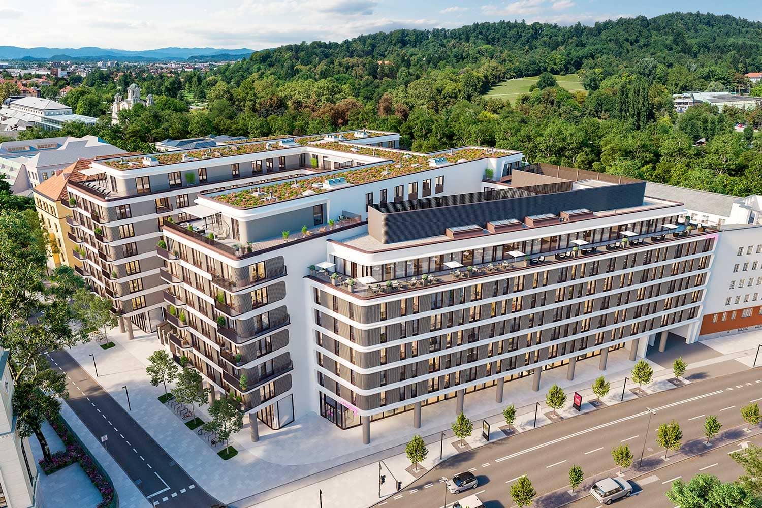Project Schellenburg - Residential and commercial complex
